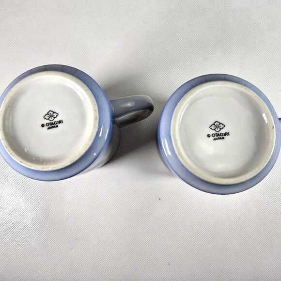 Vintage Otagiri Japan Killer Whale Hand Painted Ceramic Coffee Mug Set of 2 - Picture 6 of 9